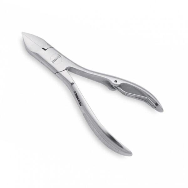 Nail Cutter 4", Wire Spring, Round Shape & Printed Handle, Stainless Steel