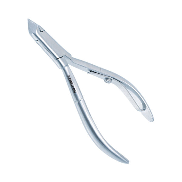 Cuticle Nipper 4"/ 6mm, Scrow Joint, Single Spring, Round Shape, Stainless Steel