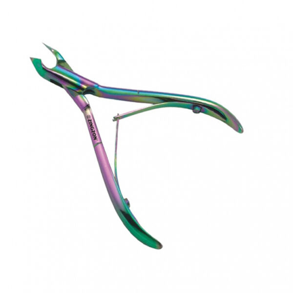 Nail Nipper 4"/6mm, Box Joint, Double Spring, Round Shape, Titanium Multi, Stainless Steel