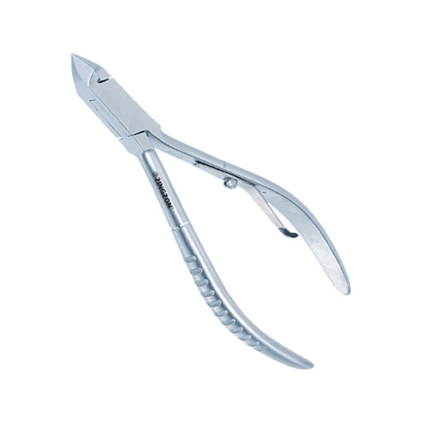 Nail Nipper 4.5"/ 9mm, Box Joint, Single Spring, Handle Printed, Stainless Steel