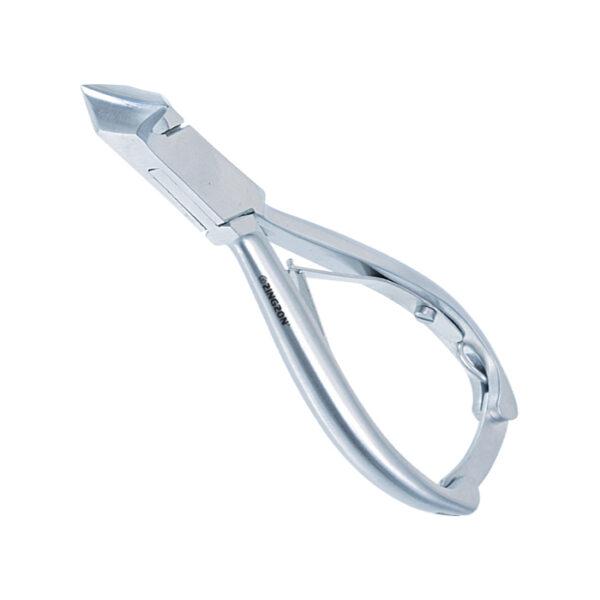Nail Cutter Moon Style 5.5", Box Joint, Double Spring With Lock, Stainless Steel