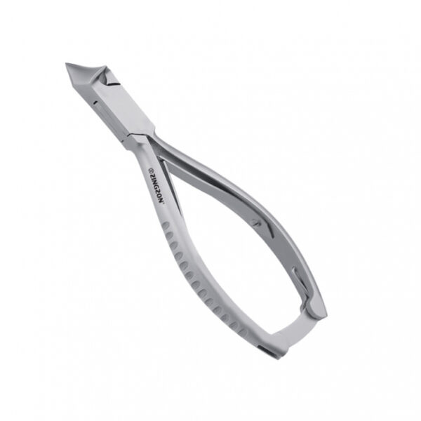 Nail Cutter Moon Style 5.5", Box Joint, Double Spring With Lock, Printed Handle, Stainless Steel