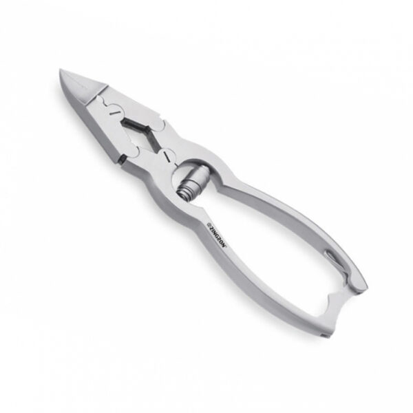 Moon Style Four Joint Nail Cutter 15cm, Barral Spring With Lock, Stainless Steel